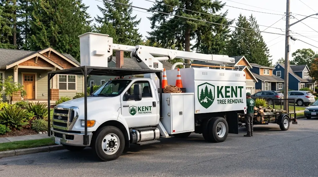 kent tree removal truck